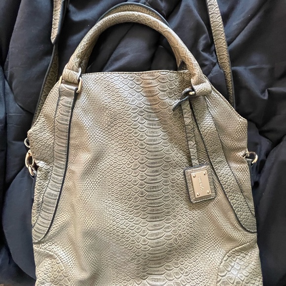 mark brand crocodile faux leather purse Green - Picture 15 of 15